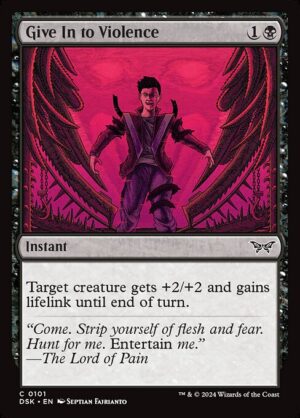 Give In to Violence<br /><span class="collector-number">Collector No. 101</span>