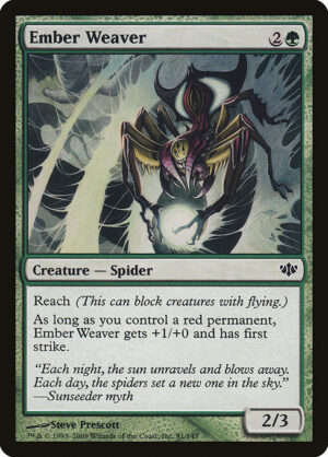 Ember Weaver - Foil<br /><span class="collector-number">Collector No. 81</span>