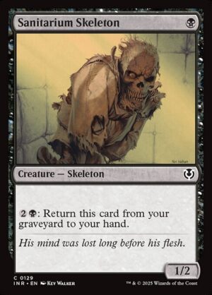 Sanitarium Skeleton - Foil<br /><span class="collector-number">Collector No. 129</span>