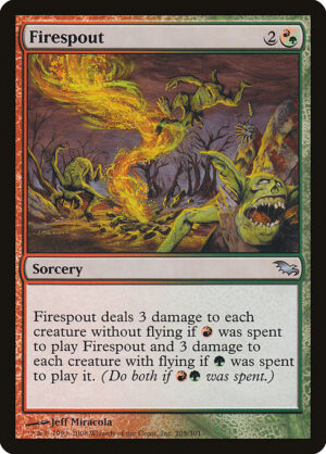 Firespout - Foil<br /><span class="collector-number">Collector No. 205</span>