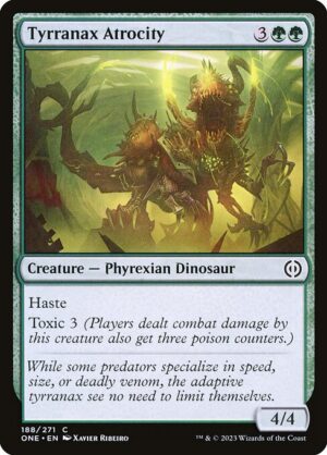 Tyrranax Atrocity<br /><span class="collector-number">Collector No. 188</span>