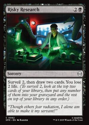 Risky Research<br /><span class="collector-number">Collector No. 62</span>