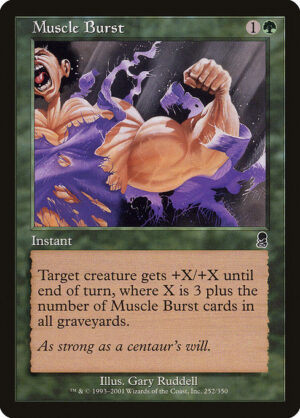 Muscle Burst<br /><span class="collector-number">Collector No. 252</span>