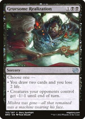 Gruesome Realization<br /><span class="collector-number">Collector No. 103</span>