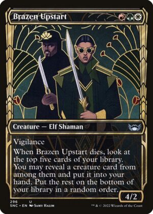 Brazen Upstart<br /><span class="collector-number">Collector No. 296</span>
