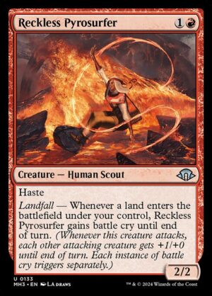 Reckless Pyrosurfer - Foil<br /><span class="collector-number">Collector No. 133</span>
