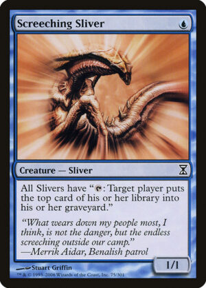 Screeching Sliver<br /><span class="collector-number">Collector No. 75</span>