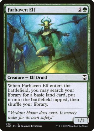 Farhaven Elf<br /><span class="collector-number">Collector No. 62</span>