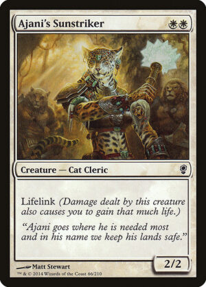 Ajani's Sunstriker<br /><span class="collector-number">Collector No. 66</span>