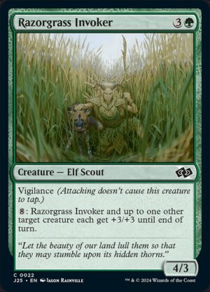 Razorgrass Invoker<br /><span class="collector-number">Collector No. 22</span>