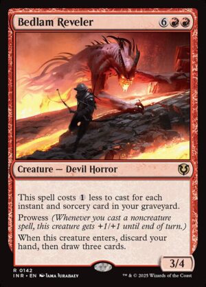 Bedlam Reveler<br /><span class="collector-number">Collector No. 142</span>