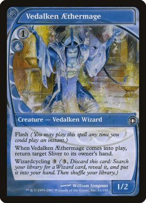 Vedalken Aethermage<br /><span class="collector-number">Collector No. 61</span>
