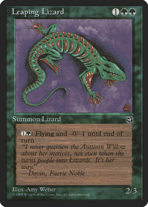 Leaping Lizard<br /><span class="collector-number">Collector No. 90</span>