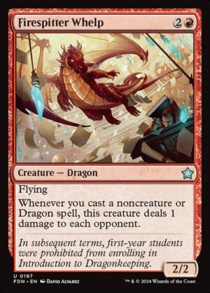 Firespitter Whelp<br /><span class="collector-number">Collector No. 197</span>