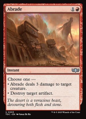 Abrade<br /><span class="collector-number">Collector No. 203</span>