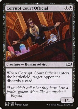 Corrupt Court Official<br /><span class="collector-number">Collector No. 70</span>