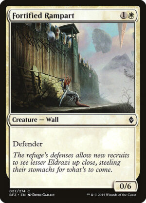 Fortified Rampart<br /><span class="collector-number">Collector No. 27</span>