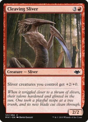 Cleaving Sliver - Foil<br /><span class="collector-number">Collector No. 121</span>