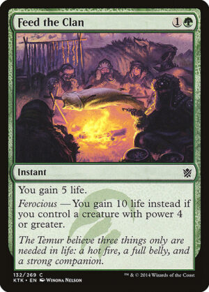 Feed the Clan<br /><span class="collector-number">Collector No. 132</span>