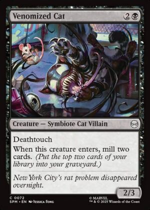 Venomized Cat<br /><span class="collector-number">Collector No. 72</span>