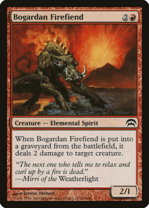 Bogardan Firefiend<br /><span class="collector-number">Collector No. 48</span>