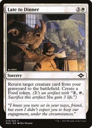 Late to Dinner<br /><span class="collector-number">Collector No. 19</span>