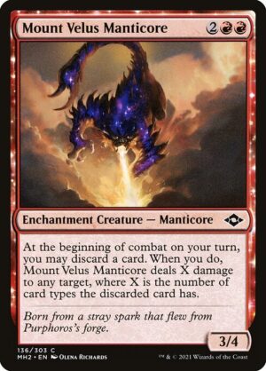 Mount Velus Manticore<br /><span class="collector-number">Collector No. 136</span>