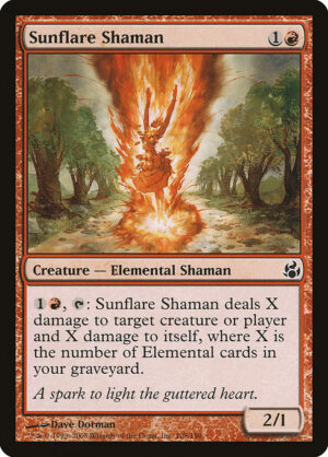 Sunflare Shaman<br /><span class="collector-number">Collector No. 108</span>