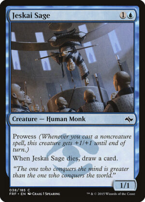 Jeskai Sage<br /><span class="collector-number">Collector No. 38</span>