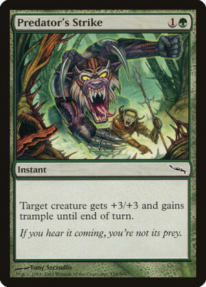 Predator's Strike<br /><span class="collector-number">Collector No. 128</span>