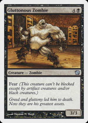 Gluttonous Zombie<br /><span class="collector-number">Collector No. 134</span>