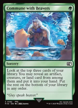 Commune with Beavers<br /><span class="collector-number">Collector No. 182</span>