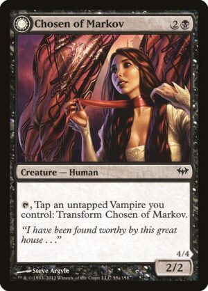 Chosen of Markov // Markov's Servant<br /><span class="collector-number">Collector No. 55</span>