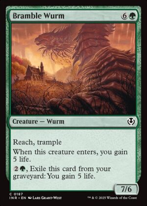 Bramble Wurm - Foil<br /><span class="collector-number">Collector No. 187</span>