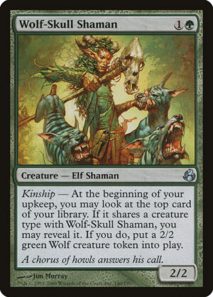 Wolf-Skull Shaman<br /><span class="collector-number">Collector No. 140</span>