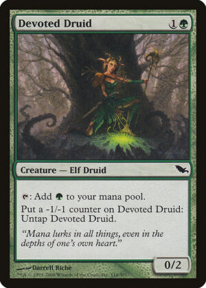 Devoted Druid<br /><span class="collector-number">Collector No. 110</span>