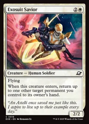 Exosuit Savior - Foil<br /><span class="collector-number">Collector No. 16</span>