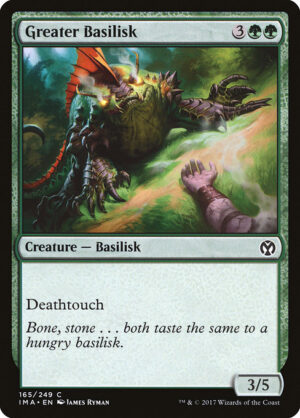 Greater Basilisk<br /><span class="collector-number">Collector No. 165</span>