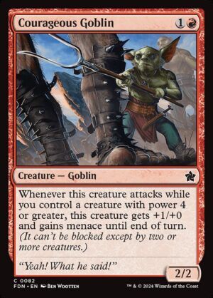 Courageous Goblin - Foil<br /><span class="collector-number">Collector No. 82</span>