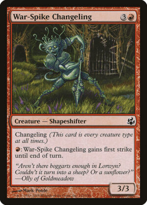 War-Spike Changeling<br /><span class="collector-number">Collector No. 112</span>