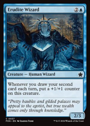 Erudite Wizard - Foil<br /><span class="collector-number">Collector No. 37</span>