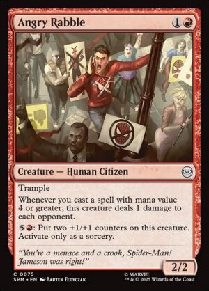 Angry Rabble<br /><span class="collector-number">Collector No. 75</span>