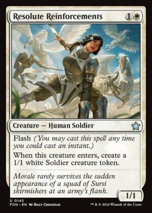 Resolute Reinforcements<br /><span class="collector-number">Collector No. 145</span>