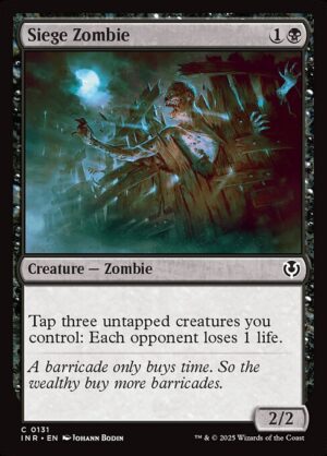 Siege Zombie<br /><span class="collector-number">Collector No. 131</span>