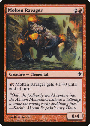 Molten Ravager<br /><span class="collector-number">Collector No. 138</span>