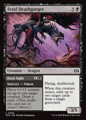 Feral Deathgorger // Dusk Sight<br /><span class="collector-number">Collector No. 80</span>