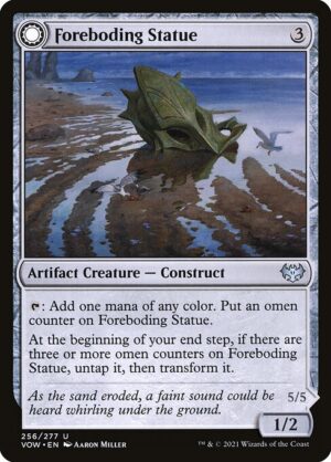 Foreboding Statue // Forsaken Thresher<br /><span class="collector-number">Collector No. 256</span>
