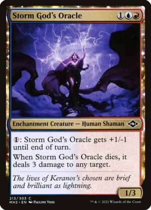 Storm God's Oracle<br /><span class="collector-number">Collector No. 213</span>