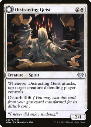Distracting Geist // Clever Distraction<br /><span class="collector-number">Collector No. 9</span>