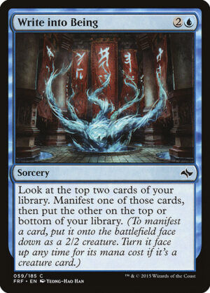 Write into Being<br /><span class="collector-number">Collector No. 59</span>